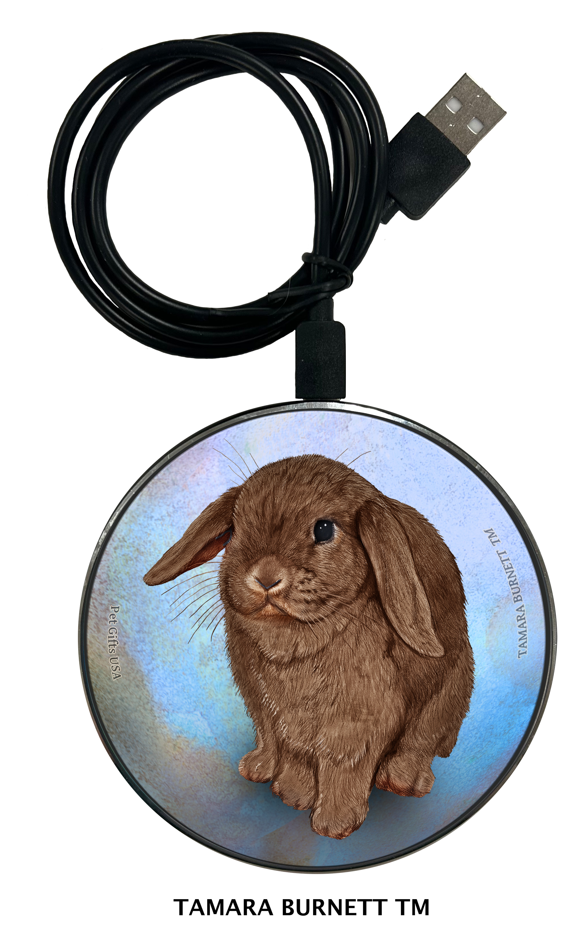 Rabbit Mini Lop Chocolate - Zoomies Phone Charger image